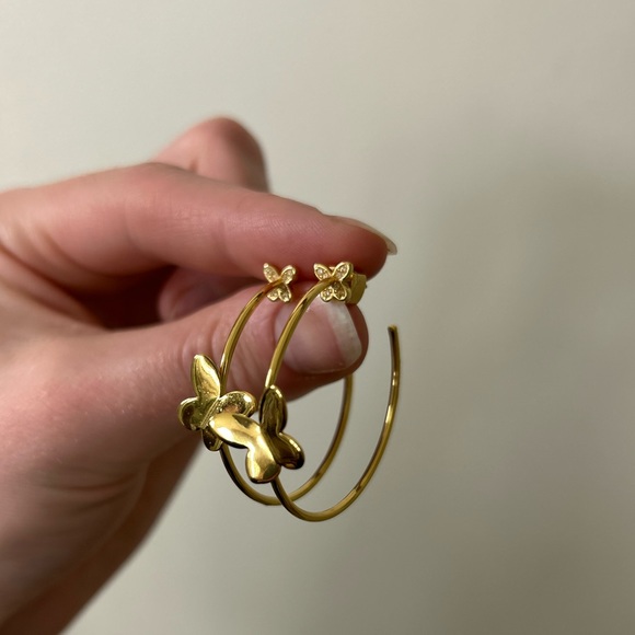 Kate spade butterfly hoop - Picture 2 of 3